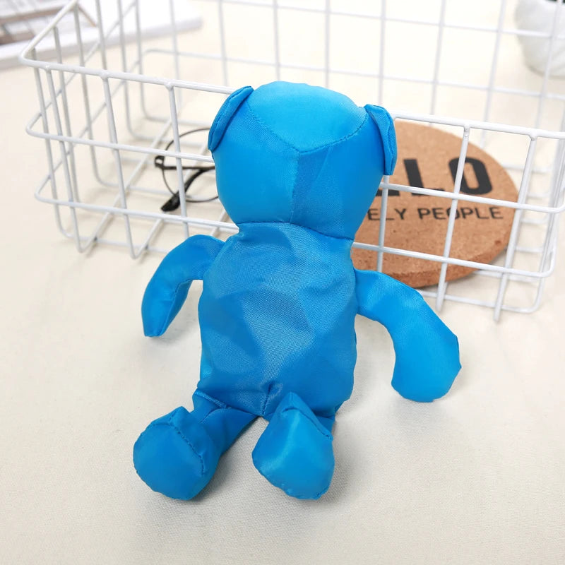 |ノベルティ用品 | 防水テディーベア型収納エコバッグ | 38x38c