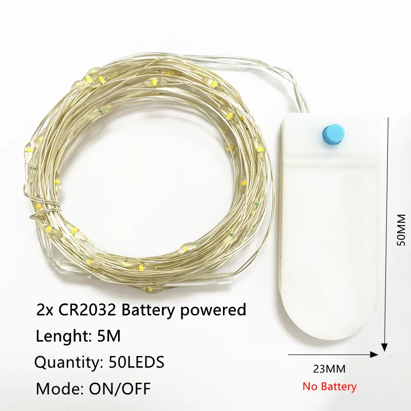 ドレープライト|イベント・クリスマス装飾|選べる電源!LEDストリングガーランドライト(1M/2M/5M/10M)