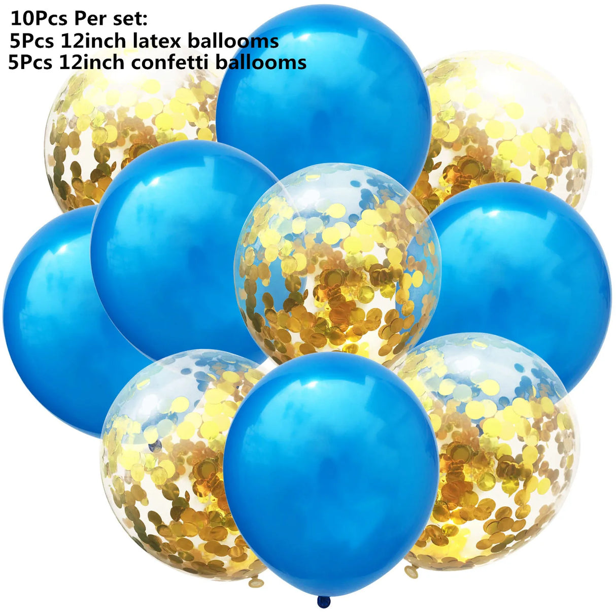 ミックスメタリックバルーンセット 10/14個