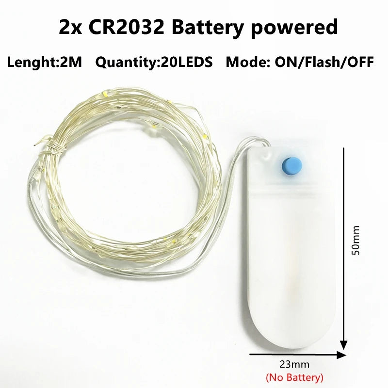 ドレープライト|イベント・クリスマス装飾|LEDストリングライト 銅線(1〜10m )