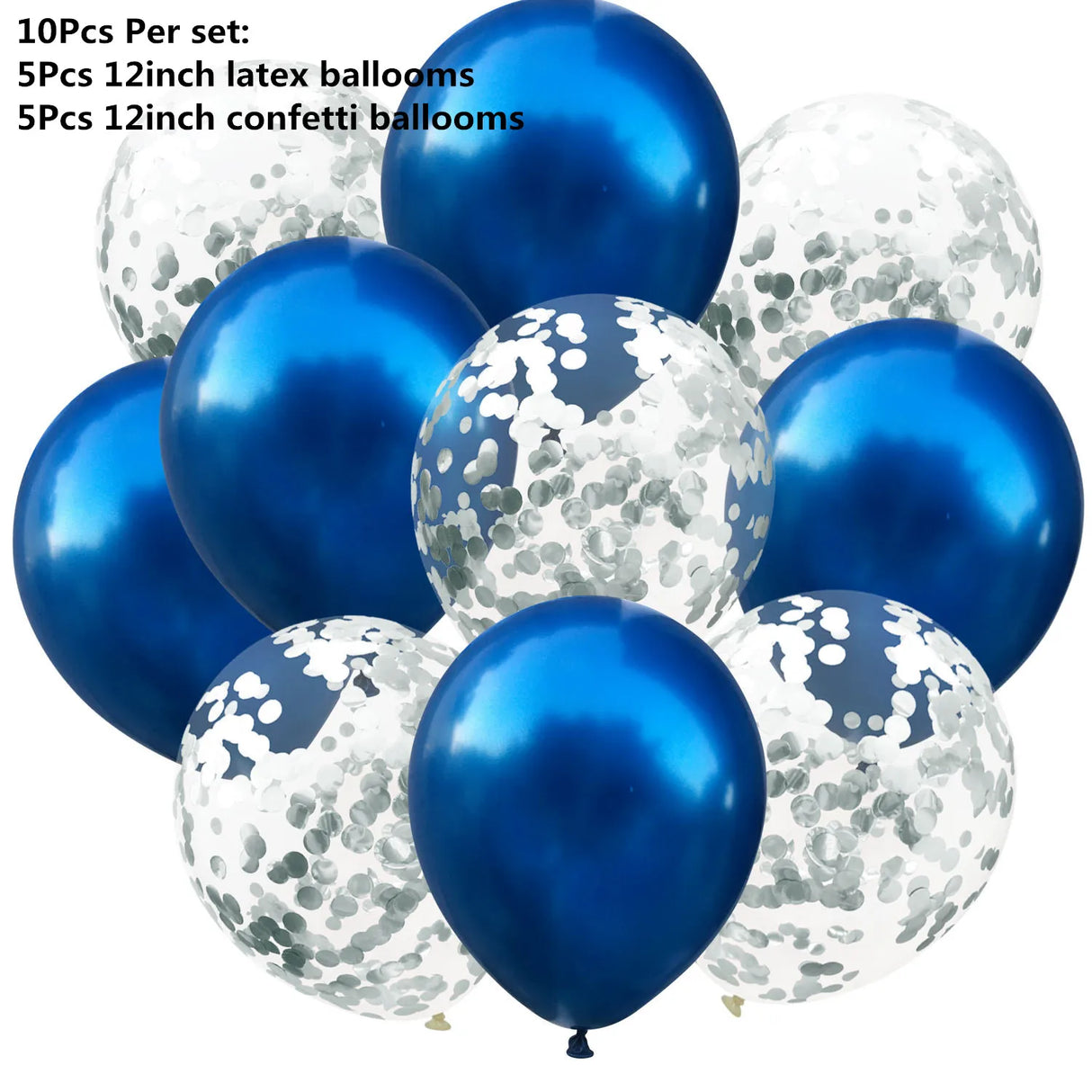 ミックスメタリックバルーンセット 10/14個