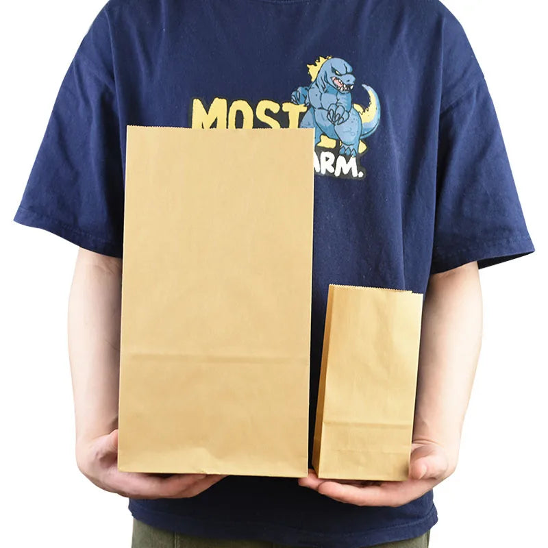 |ノベルティ用品 | クラフト紙製 紙袋バッグ 10枚入