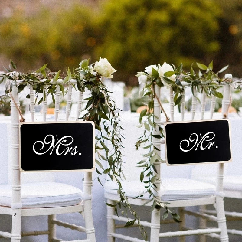 木製ミニ黒板 ウェディング・パーティーデコレーション