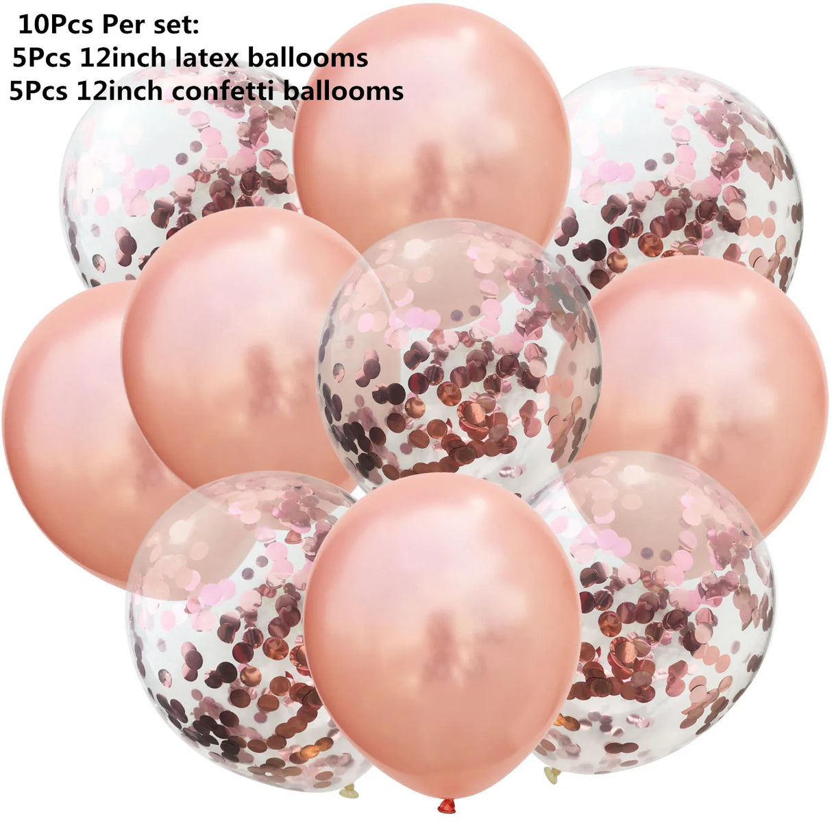 ミックスメタリックバルーンセット 10/14個