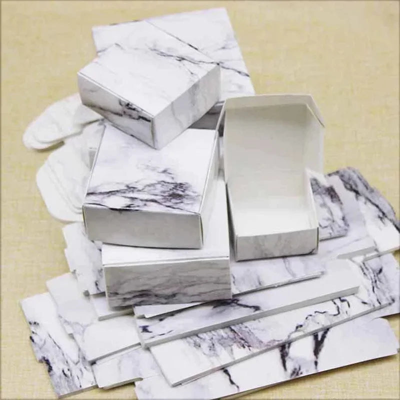 |イベント・ノベルティ用品 | マーブル・クリスマス柄ギフトボックス6個セット