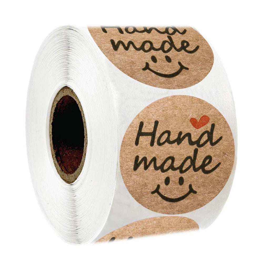 |ノベルティ用品 | ヴィンテージクラフト紙ステッカー | 直径2.5c