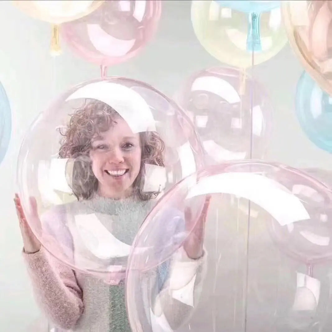 カラフルクリスタルバブルバルーン5個セット