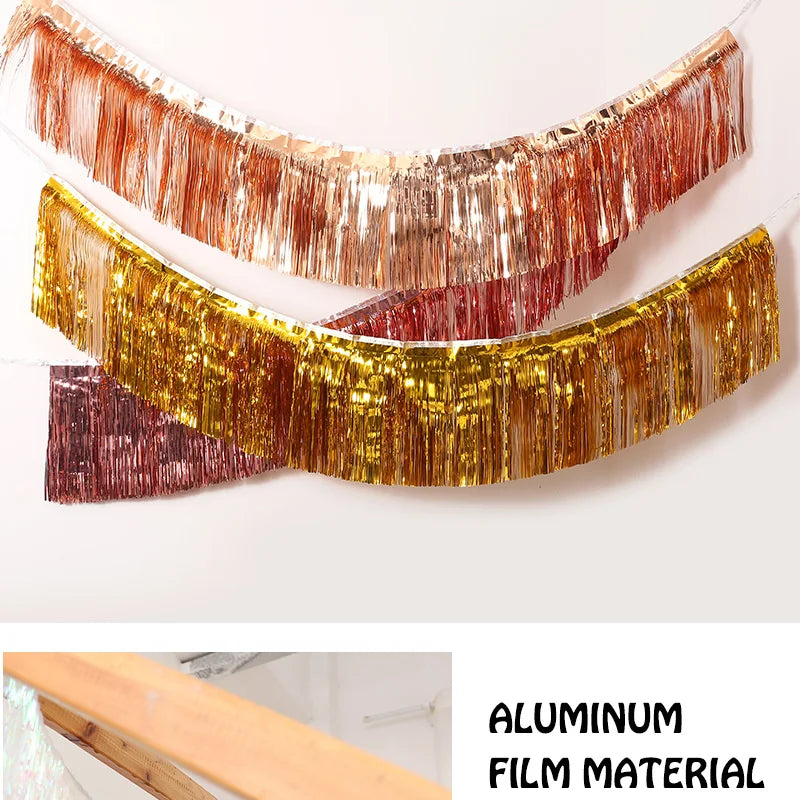 クリスマスガーランド|イベント・クリスマス装飾|プレミアムホイルガーランド2M 4層デコレーション