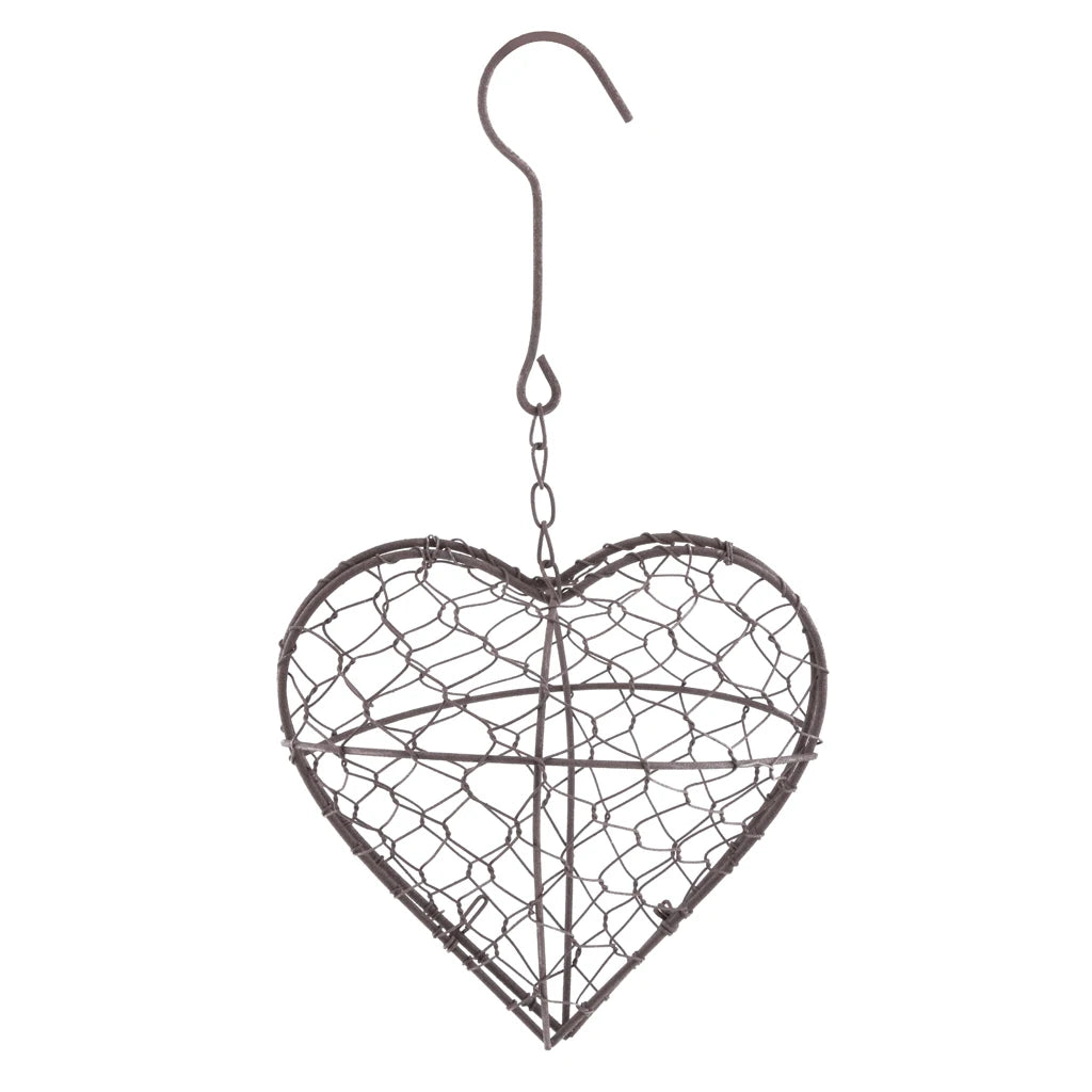 素朴な鉄製ワイヤーリースフレーム・多肉植物ポット・鉄製ハンギングプランター・プラントホルダー