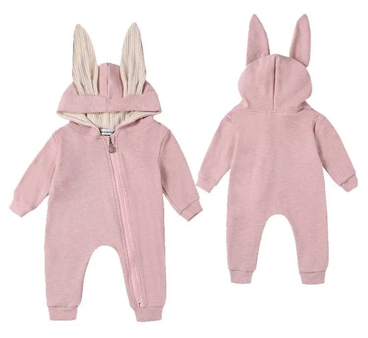 イベント・ハロウィングッズ|秋冬用ベビーウサギロンパース(3〜18ヶ月)