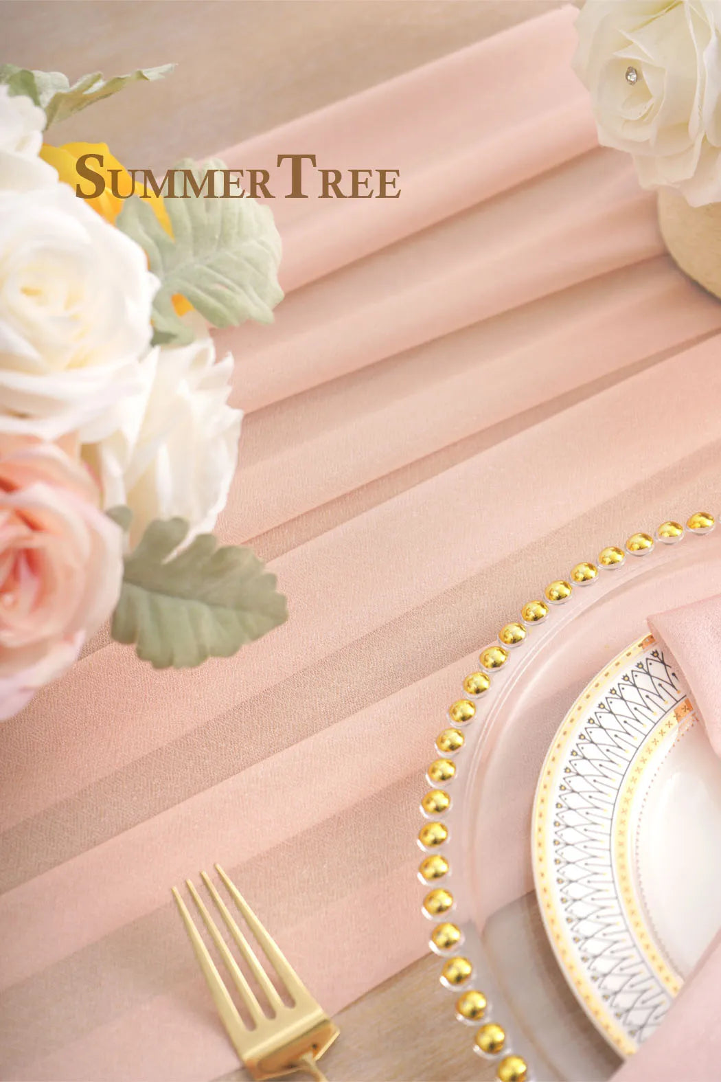 インテリア・パーティ装飾 |高級シアーテーブルランナー