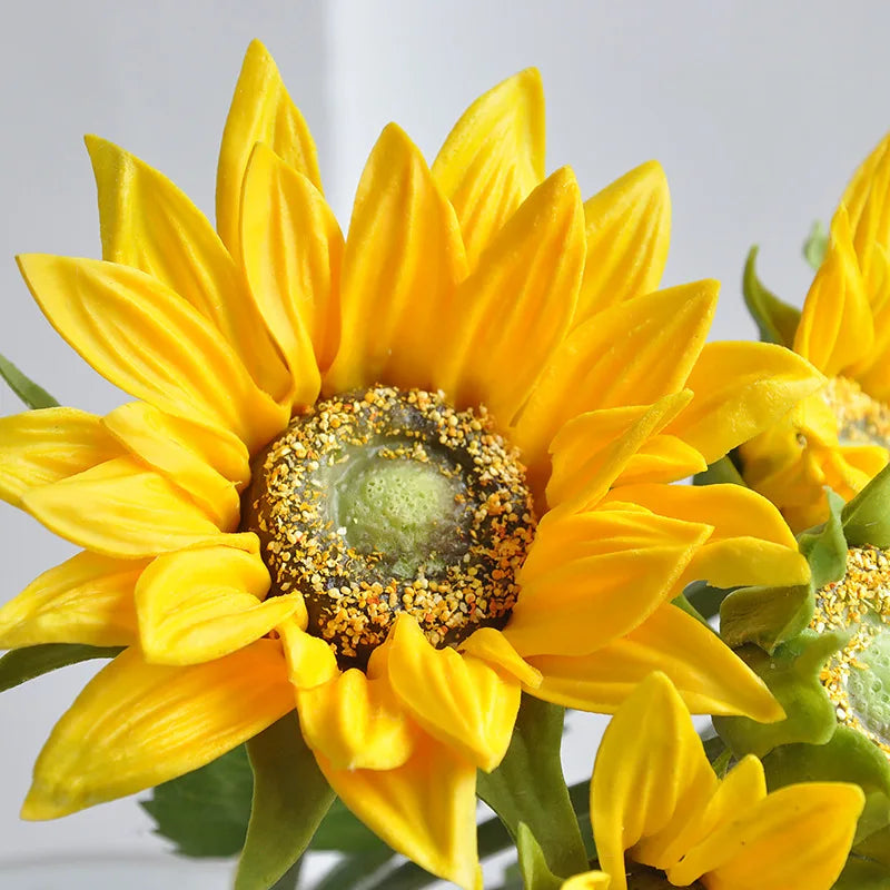 人工シリコンひまわりブーケ・造花・リアルタッチ・フェイクプラント