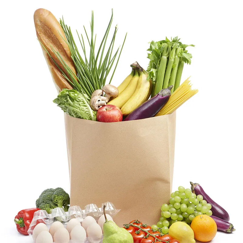 |ノベルティ用品 | クラフト紙製 紙袋バッグ 10枚入