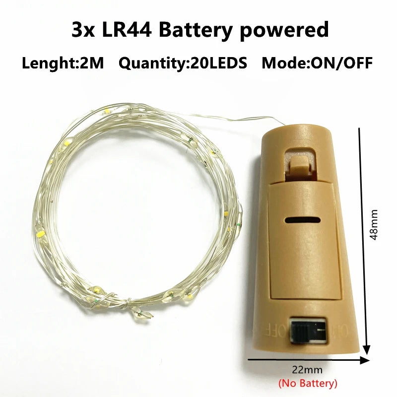 ドレープライト|イベント・クリスマス装飾|LEDストリングライト 銅線(1〜10m )