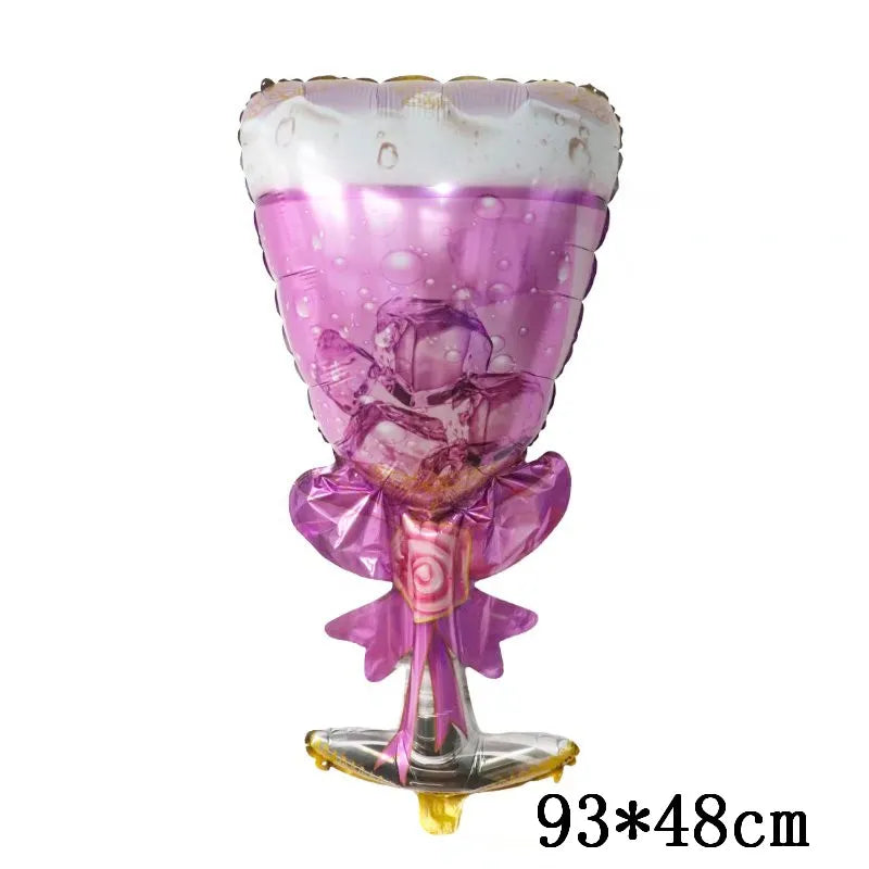 ラブハートベアホイルバルーン 誕生日・バレンタイン用