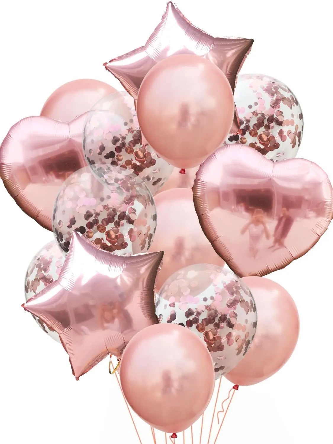 ミックスメタリックバルーンセット 10/14個