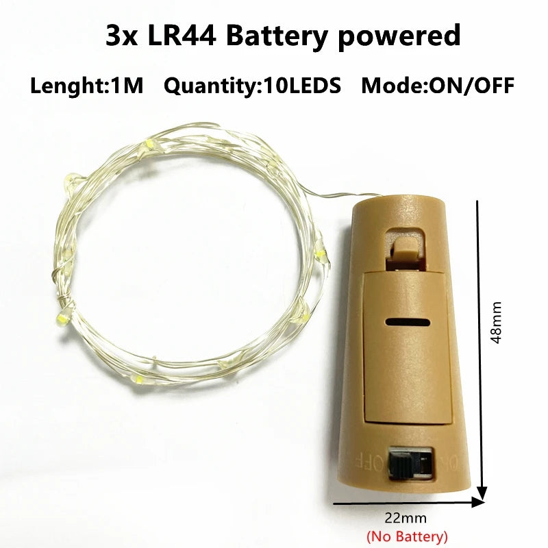 ドレープライト|イベント・クリスマス装飾|LEDストリングライト 銅線(1〜10m )