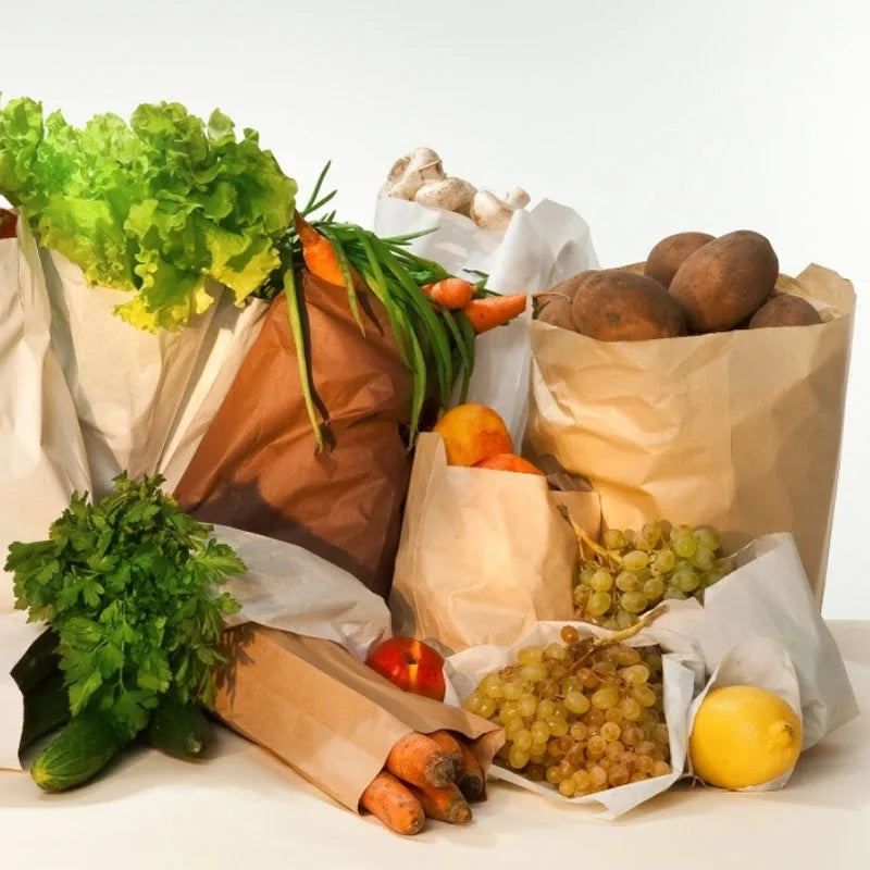 |ノベルティ用品 | クラフト紙製 紙袋バッグ 10枚入