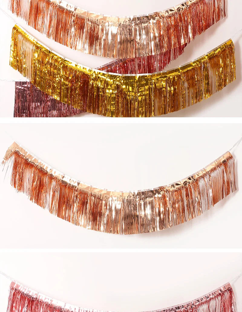クリスマスガーランド|イベント・クリスマス装飾|プレミアムホイルガーランド2M 4層デコレーション