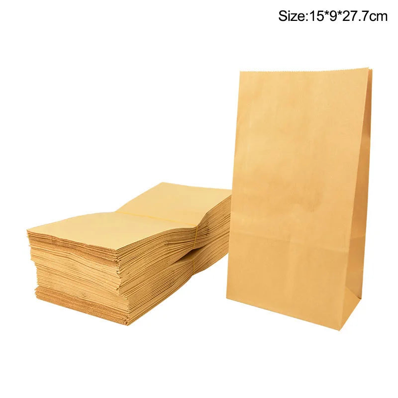 |ノベルティ用品 | クラフト紙製 紙袋バッグ 10枚入