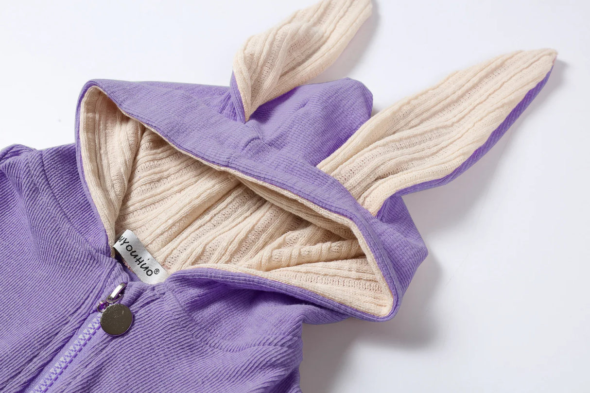 イベント・ハロウィングッズ|秋冬用ベビーウサギロンパース(3〜18ヶ月)