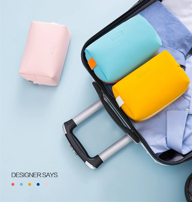 |イベント・ノベルティ用品 | 防水 キャンディカラーコスメポーチ | W16.5×H11.5×D7cm