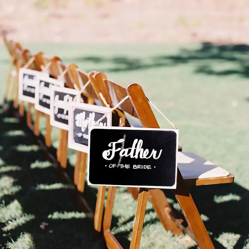 木製ミニ黒板 ウェディング・パーティーデコレーション