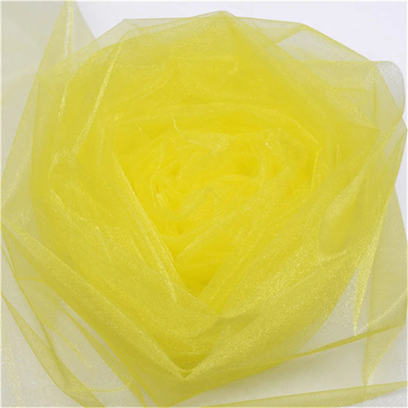 インテリア・パーティ装飾 | オーガンジー生地 | 全長5m/10m 豊富なカラー