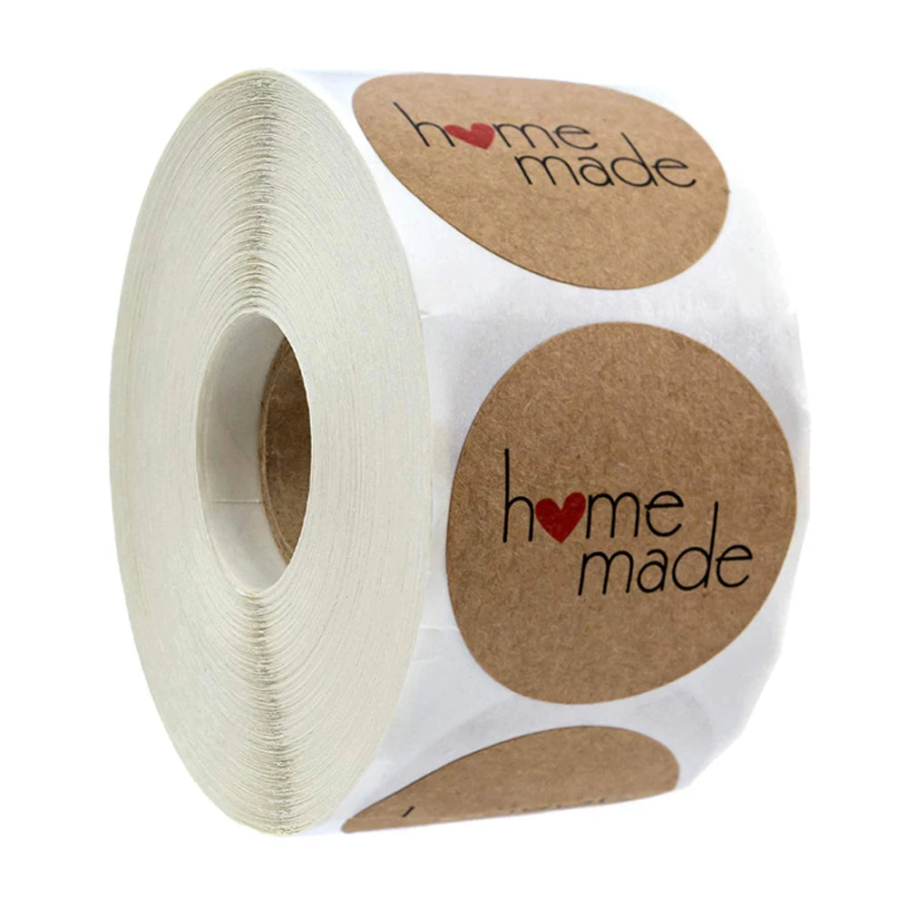 |ノベルティ用品 | ヴィンテージクラフト紙ステッカー | 直径2.5c