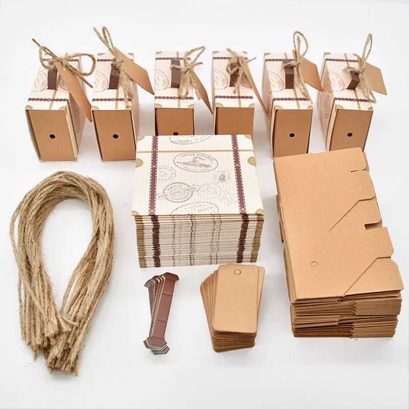 |イベント・ノベルティ用品 | クラフト紙ギフトボックス各種セット | 10/20個