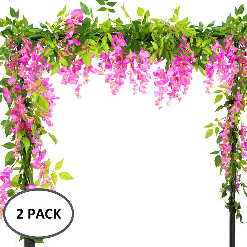 パーティー・インテリア装飾|造花藤の花ガーランド(1.8M)