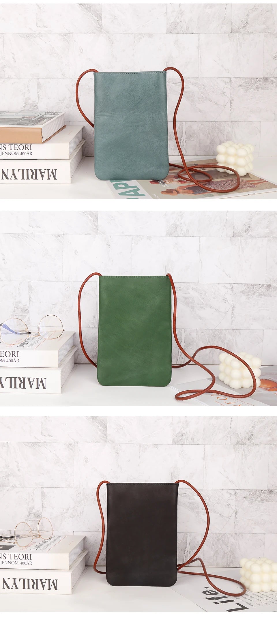 |イベント・ノベルティ用品 | 本革レディースショルダーバッグ |W13.8×H20.3×D1㎝