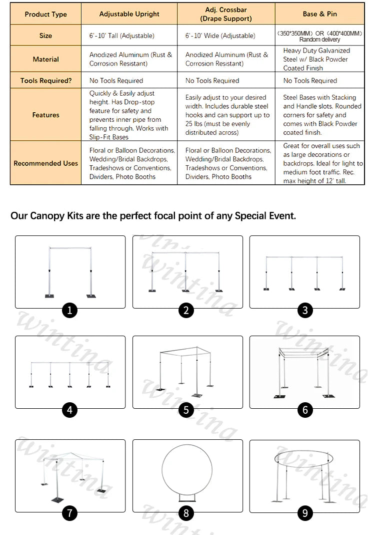 イベント装飾用 デコレーションスタンド用連結パーツ 創作自由