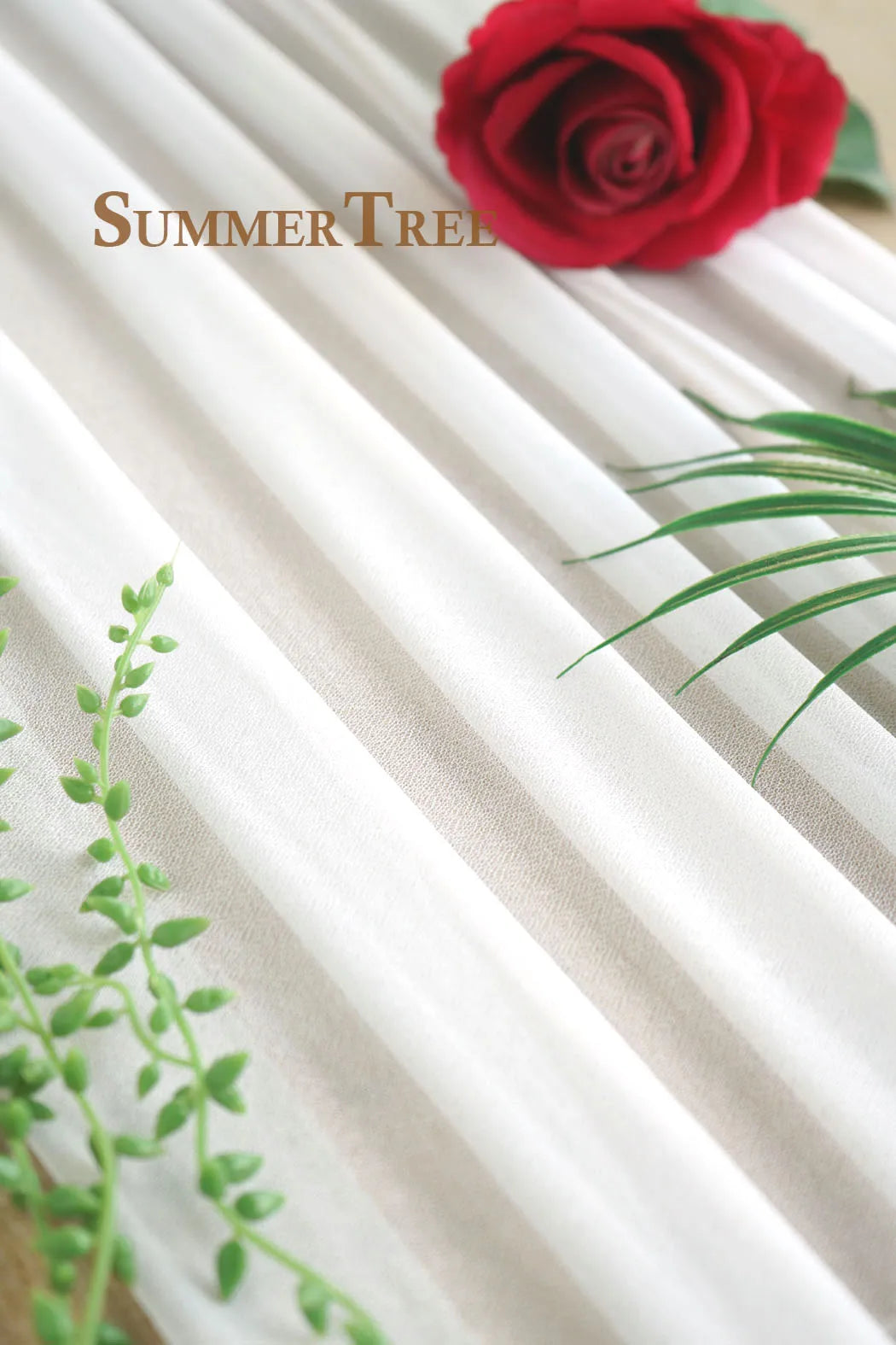 ウェディングアーチ用シフォンドレープ