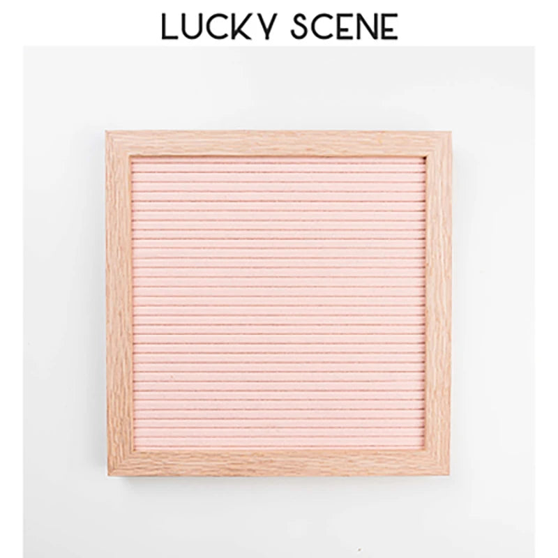 DIYフェルトメッセージボード 無垢材フレーム