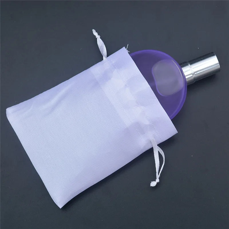 |イベント・ノベルティ用品 |ホワイトサテン巾着ポーチ10個セット