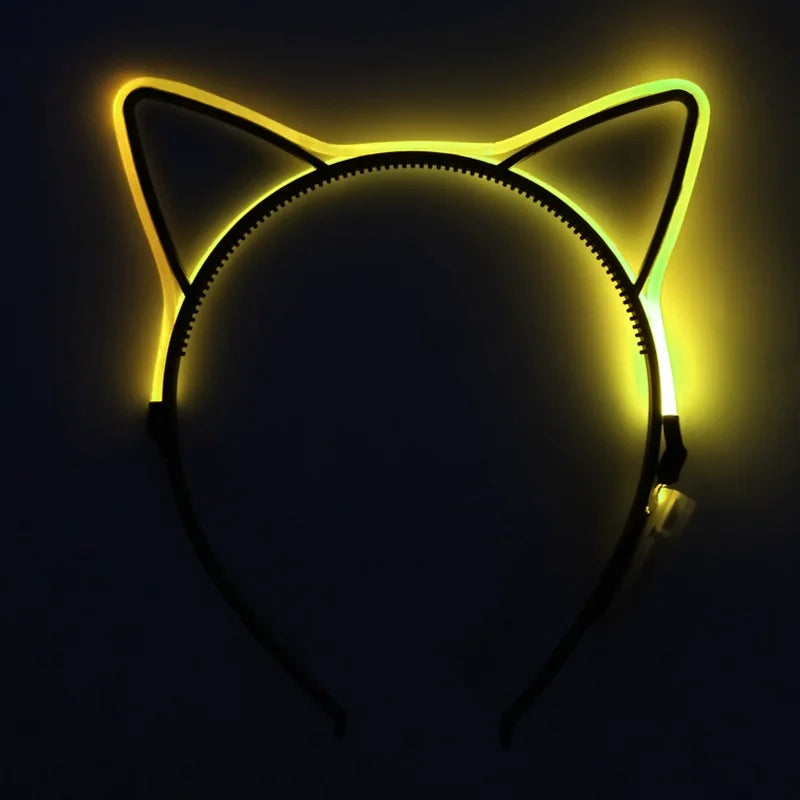 イベント・ハロウィングッズ|LED光るグッズいろいろ アクセサリー 猫耳 サングラス