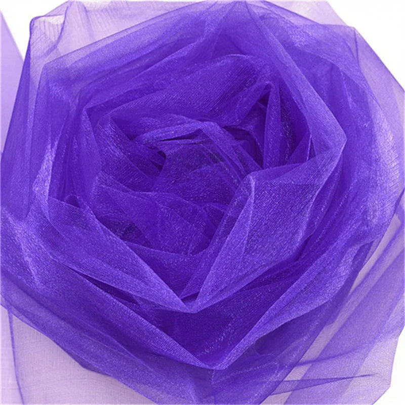 インテリア・パーティ装飾 | オーガンジー生地 | 全長5m/10m 豊富なカラー