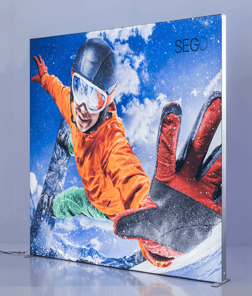 セゴLED内照式バックパネル 100×100|誉PRINTING