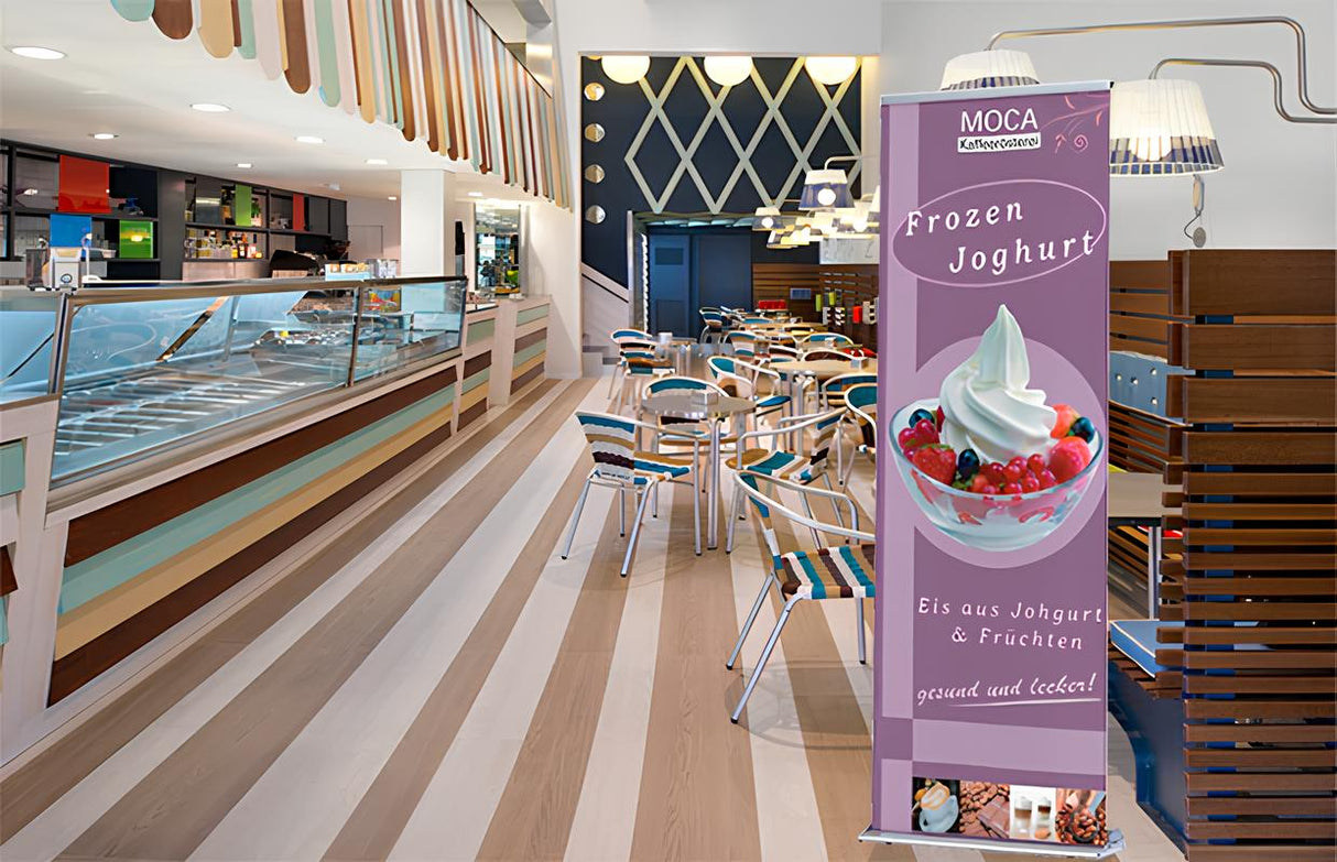 ロールアップバナー・クイックスクリーン スリムタイプ(W600)|誉PRINTING