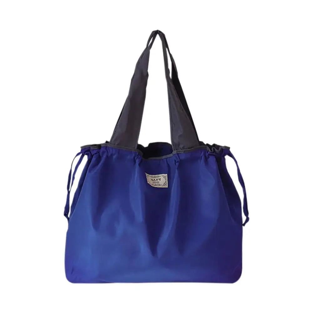 |ノベルティ用品 | 折り畳み可能 巾着型エコバッグ | 47×35cm