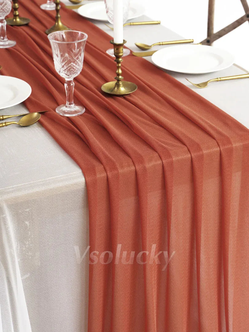 イベント・パーティ装飾 | エレガントなテーブルランナー