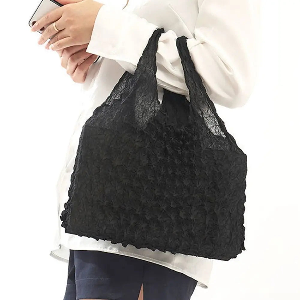 |ノベルティ用品 | 人気!シャーリング素材ショルダーバッグ | 10×17cm