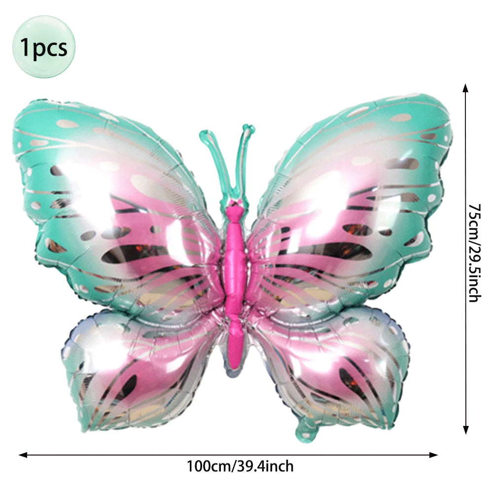パーティー・インテリア装飾 バタフライバルーン 蝶モチーフ 誕生日・イベント用