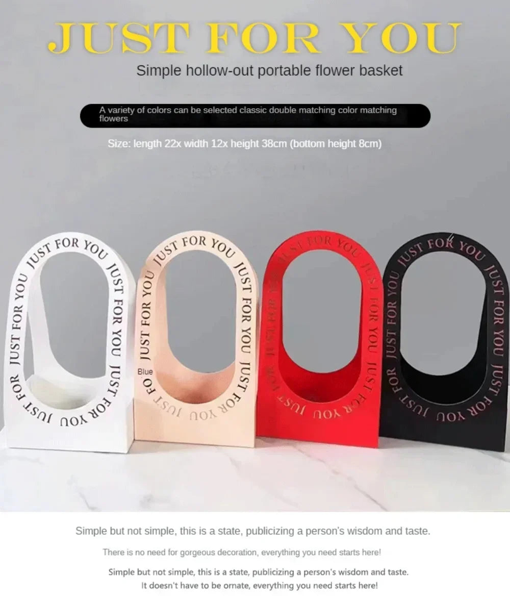 多目的折りたたみ式フラワーバスケット