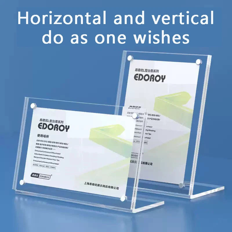 L字型マグネット式ディスプレイボード