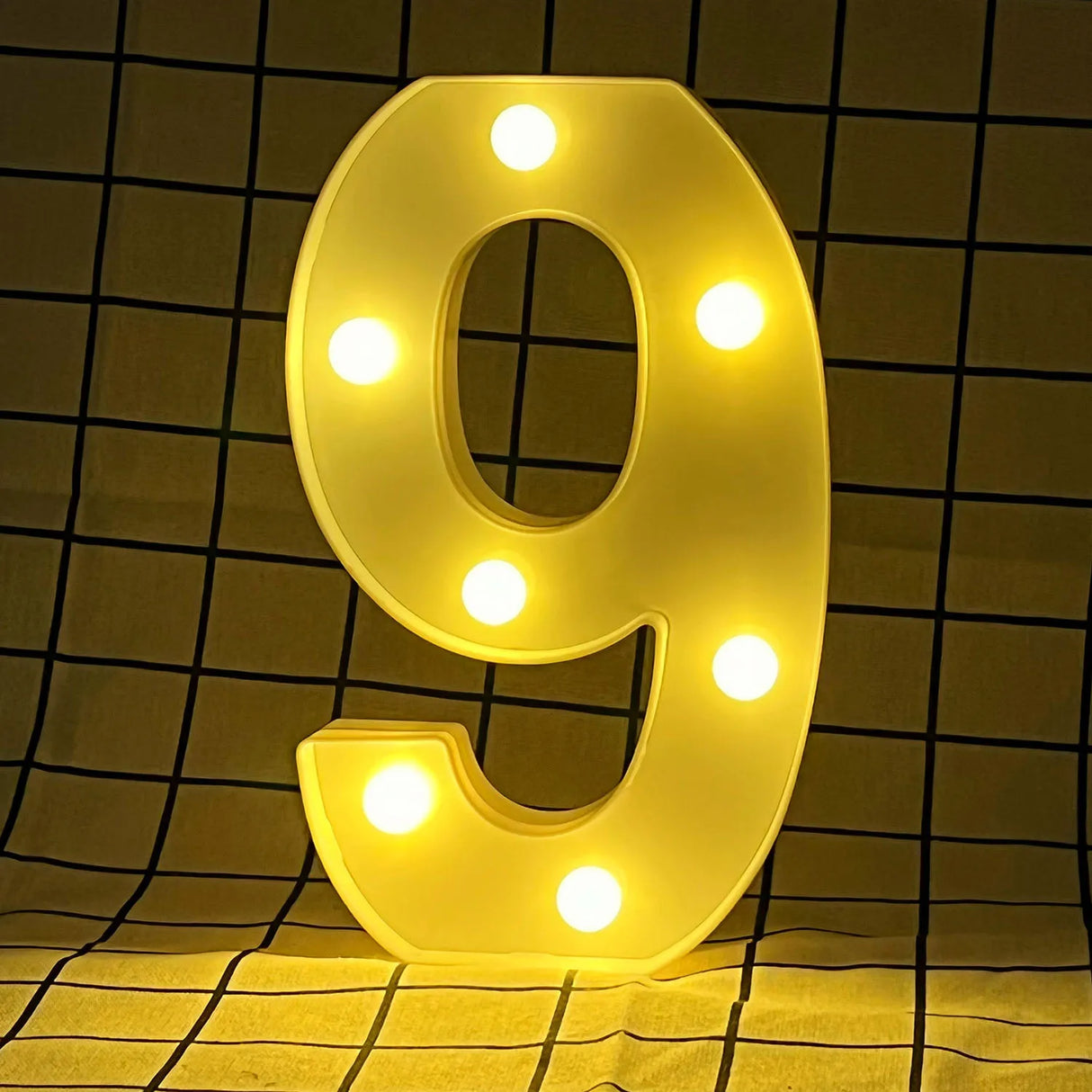 【LED装飾】LEDライト・デコレーションライト(ハート/数字/アルファベット)22cm ハート16cm