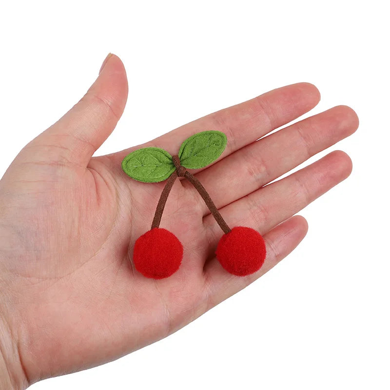 イベント・クリスマス装飾|フェルトボール チェリーガーランド デコレーション