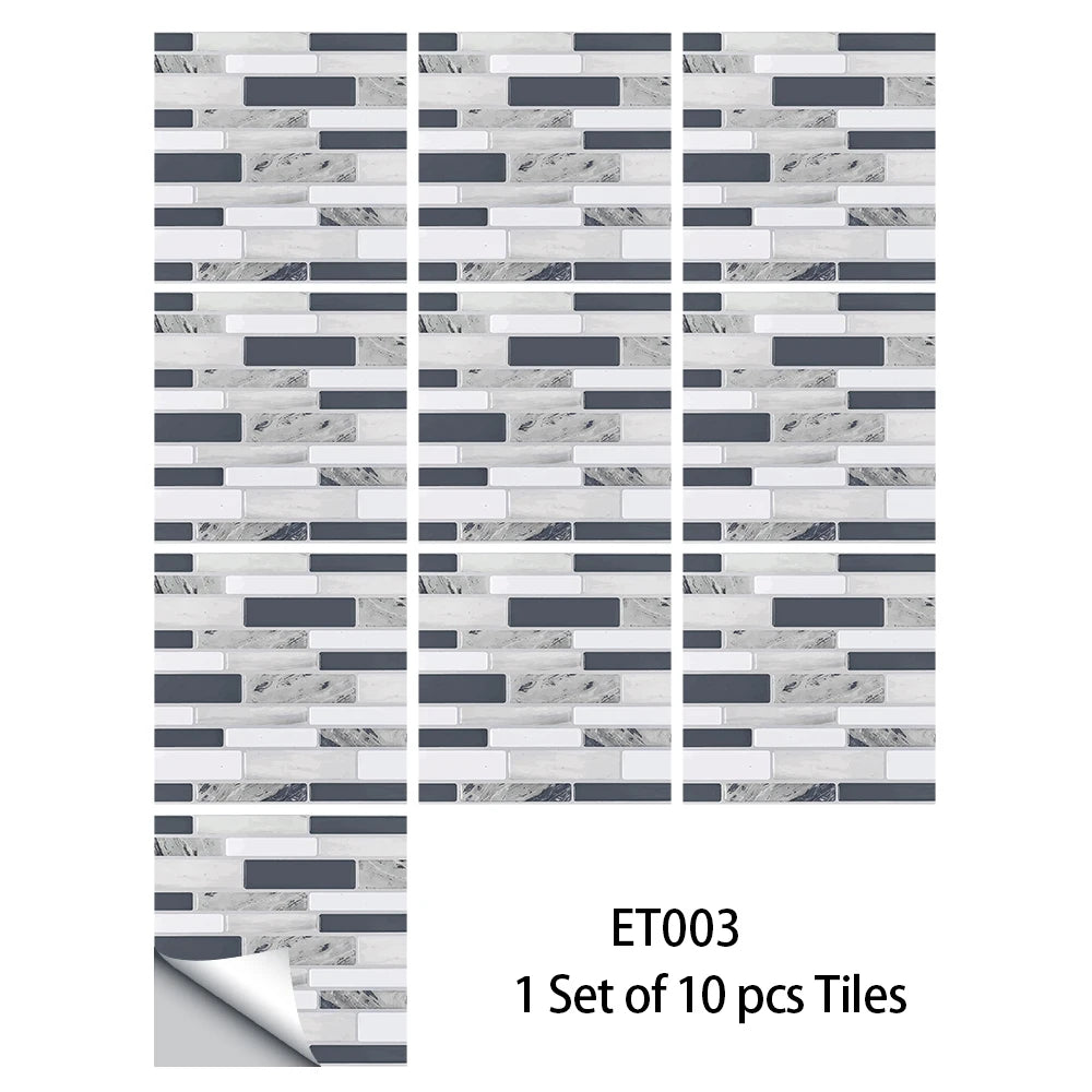 DIY用 大理石モザイクタイル風ステッカー カラフルモザイクデザイン