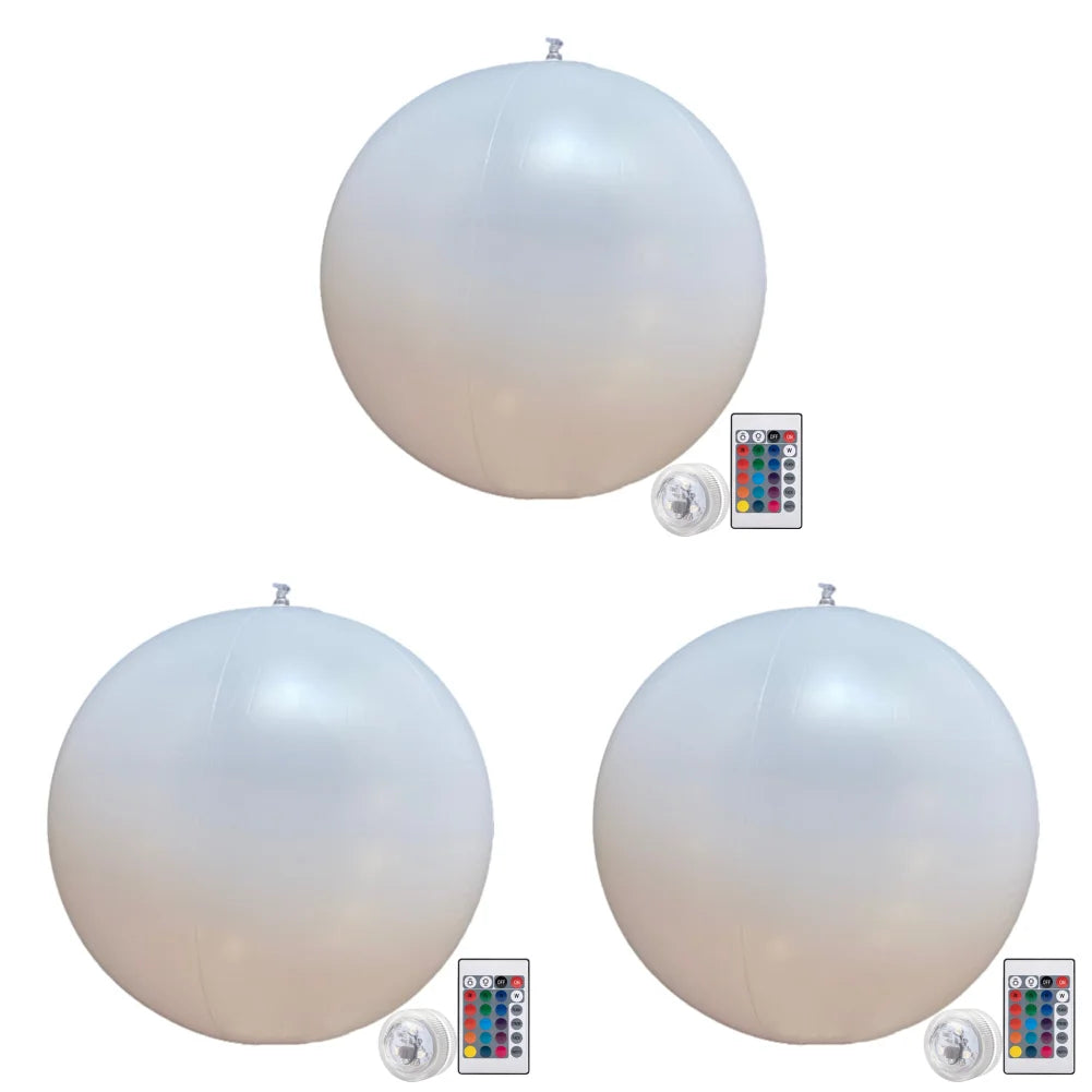 イベント・バルーン装飾|LED光るガーデンボールライトセット(1~5個)